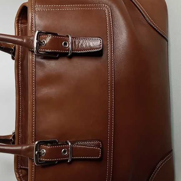 Coach F30-7555 Vintage Leather Shoulder/Tote Bag - Cocoa Brown- EUC - Picture 15 of 16